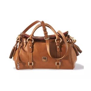 Dooney & Bourke Florentine Collection Vachetta Brown Leather Satchel $700